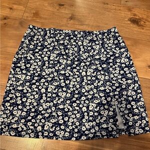 Blue flower skirt